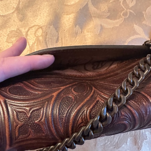 Brighton Ferreta Julieta Toscano Brown Shoulder Bag - Picture 4 of 5